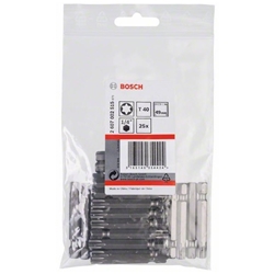 Bosch Schrauberbit Extra-Hart T40, 49mm, 25er-Pack Nr. 2607002515