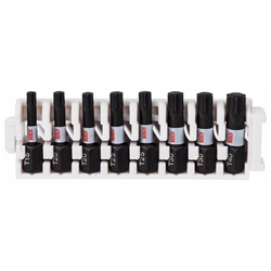 Bosch Schrauberbit Impact Control Insert Bit Pack, 8-tlg. 1xT15/T40, 2xT20/T25/T30 Nr. 2608522322