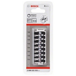 Bosch Schrauberbit Impact Control Insert Bit Pack, 8-tlg. 1xT15/T40, 2xT20/T25/T30 Nr. 2608522322