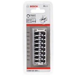 Bosch Schrauberbit Impact Control Insert Bit Pack, 8-tlg. PH1, PZ3, PH3, 3xPH2, 2xPZ2 Nr. 2608522323