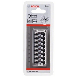 Bosch Schrauberbit Impact Control Insert Bits, 8-tlg. (8xT25) Nr. 2608522381