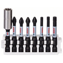 Bosch Schrauberbit Impact Control Power Bit Pack, 8-tlg. T20, T25, T30, 2x PH2, 2x PZ2 Nr. 2608522326