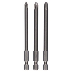 Bosch Schrauberbit-Set Extra-Hart, 3-tlg., PH1, PH2, PH3, 152mm Nr. 2607001758