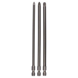 Bosch Schrauberbit-Set Extra-Hart, 3-tlg., PZ1, PZ2, PZ3, 152mm Nr. 2607001762