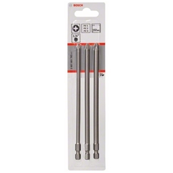 Bosch Schrauberbit-Set Extra-Hart, 3-tlg., PZ1, PZ2, PZ3, 152mm Nr. 2607001762