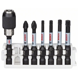 Bosch Schrauberbit-Set Impact Control, 7-tlg., PH2, PZ2, T15, T20, T25, T30, 50mm Nr. 2608522327