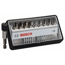 Bosch Schrauberbit-Set Robust Line L Extra-Hart, 18+1-tlg., 25mm, Sicherheitsbits Nr. 2607002569