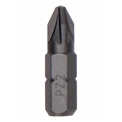 Bosch Schrauberbit-Set, Extra Hard PZ2, 25 Stück, 25mm Nr. 2607002798