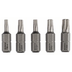 Bosch Schrauberbit-Set, Extra Hard, 5-tlg., T 10/15/20/25/30/25mm Nr. 2607001768