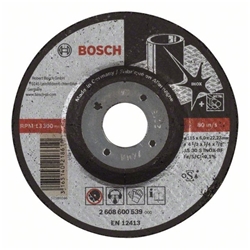 Bosch Schruppscheibe gekröpft EXPERT for Inox AS 30 S INOX BF, 115mm, 22,23mm, 6mm Nr. 2608600539