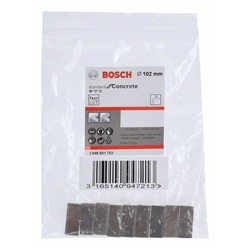 Bosch Segmente für Diamantbohrkrone Standard for Concrete, Ø: 102mm, Segmente: 9, Segmenthöhe: 10mm Nr. 2608601752