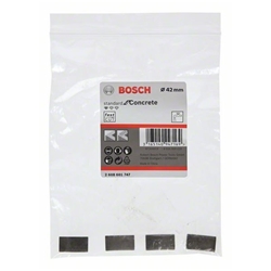 Bosch Segmente für Diamantbohrkrone Standard for Concrete, Ø: 42mm, Segmente: 4, Segmenthöhe: 10mm Nr. 2608601747