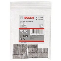 Bosch Segmente für Diamantbohrkronen 1 1/4-Zoll UNC Best for Concrete, Ø: 162mm, Segmente: 12 Nr. 2608601394