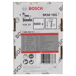 Bosch Senkkopf-Stift SK50 19G, 1,2mm, 19mm, verzinkt, 5000er-Pack Nr. 2608200512