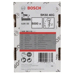 Bosch Senkkopf-Stift SK50 40G, 1,2mm, 40mm, verzinkt, 5000er-Pack Nr. 2608200516