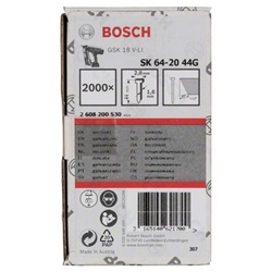 Bosch Senkkopf-Stift SK64 20G, 44mm verzinkt, 2000 Stück Nr. 2608200530