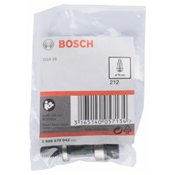 Bosch Spannzange mit Spannmutter, 1/4-Zoll, für Bosch-Geradschleifer, passend zu GGS 16 Nr. 1608570042