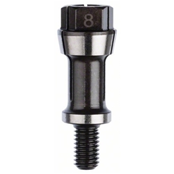 Bosch Spannzange mit Spannmutter, 8mm, für Bosch-Geradschleifer, passend zu GGS 16 Nr. 1608570041