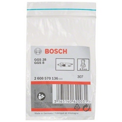 Bosch Spannzange ohne Spannmutter, 3mm, für Bosch-Geradschleifer Nr. 2608570136