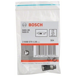 Bosch Spannzange ohne Spannmutter, 8mm, für Bosch-Geradschleifer Nr. 2608570138