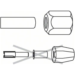 Bosch Spannzange, 6mm, 27mm Nr. 2608570109