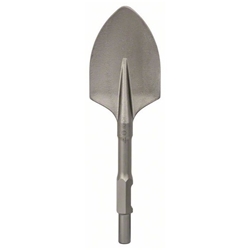 Bosch Spatmeißel mit 30-mm-Sechskantaufnahme, abgerundet, 400x135mm Nr. 2608690110
