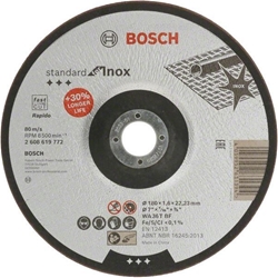 Bosch Standard for Inox Trennscheibe gekröpft, 180mm, 1er-Pack Nr. 2608619772