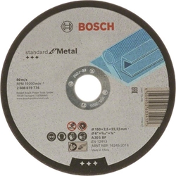 Bosch Standard for Metal Trennscheibe gerade, 150mm, 1er-Pack Nr. 2608619774