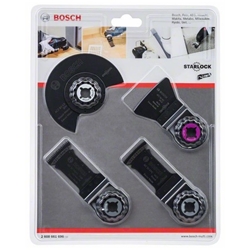 Bosch Starlock Boden-/Einbau-Set, 4-tlg., bestehend aus Werkz, für Fußbodenarbeiten Nr. 2608661696