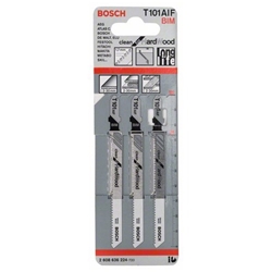 Bosch Stichsägeblatt T 101 AIF Clean for Hard Wood, 3er-Pack Nr. 2608636224