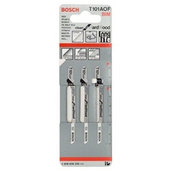 Bosch Stichsägeblatt T 101 AOF Clean for Hard Wood, 3er-Pack Nr. 2608636225
