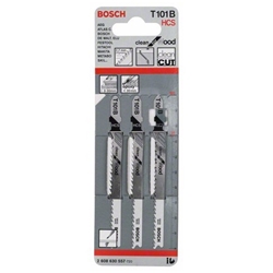 Bosch Stichsägeblatt T 101 B Clean for Wood, 3er-Pack Nr. 2608630557