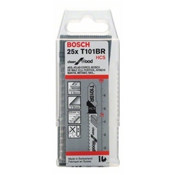 Bosch Stichsägeblatt T 101 BR Clean for Wood, 25er-Pack Nr. 2608633623