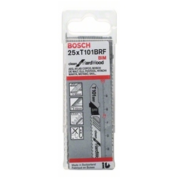 Bosch Stichsägeblatt T 101 BRF Clean for Hard Wood, 25er-Pack Nr. 2608634989