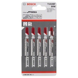 Bosch Stichsägeblatt T 102 BF Clean for PmmA, 5er-Pack Nr. 2608636781