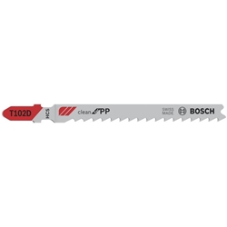 Bosch Stichsägeblatt T 102 D Clean for PP, 5er-Pack Nr. 2608667444