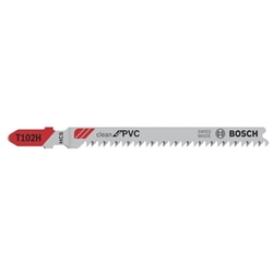 Bosch Stichsägeblatt T 102 H Clean for PVC, 3er-Pack Nr. 2608667445