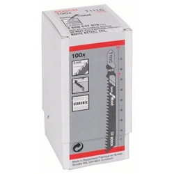 Bosch Stichsägeblatt T 111 C Basic for Wood, 100er-Pack Nr. 2608637878