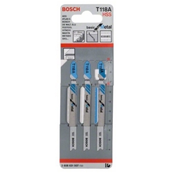 Bosch Stichsägeblatt T 118 A Basic for Metal, 3er-Pack Nr. 2608631507