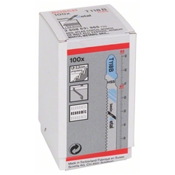 Bosch Stichsägeblatt T 118 B Basic for Metal, 100er-Pack Nr. 2608631965