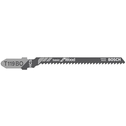 Bosch Stichsägeblatt T 119 BO Basic for Wood, 3er-Pack Nr. 2608637788