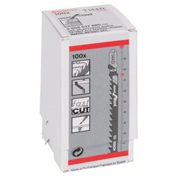 Bosch Stichsägeblatt T 144 D Speed for Wood, 100er-Pack Nr. 2608637880