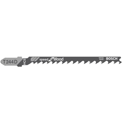 Bosch Stichsägeblatt T 244 D Speed for Wood, 100er-Pack Nr. 2608637881