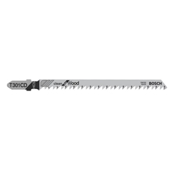 Bosch Stichsägeblatt T 301 CD Clean for Wood, 3er-Pack Nr. 2608637591