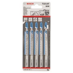 Bosch Stichsägeblatt T 321 AF Speed for Metal, 5er-Pack Nr. 2608636705
