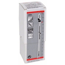 Bosch Stichsägeblatt T 345 XF Progressor for Wood and Metal, 100er-Pack Nr. 2608634486