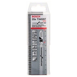 Bosch Stichsägeblatt T 345 XF Progressor for Wood and Metal, 25er-Pack Nr. 2608634995