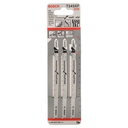 Bosch Stichsägeblatt T 345 XF Progressor for Wood and Metal, 3er-Pack Nr. 2608634993