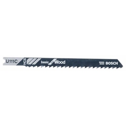 Bosch Stichsägeblatt U 111 C Basic for Wood, 3er-Pack Nr. 2608630566