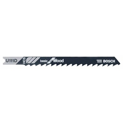 Bosch Stichsägeblatt U 111 D Basic for Wood, 3er-Pack Nr. 2608637559